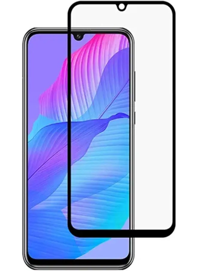 Screen Protector For  Huawei Y8p , 5D Tempered Glass Protector 9H Hardness, Bubble Free, HD Clear Huawei Y8p Screen Protector